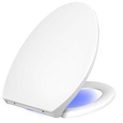 Auto LED Nightlight Quiet-close Lid Toilet Seat