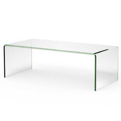 42.0" x 19.7" Tempered Glass Coffee Table